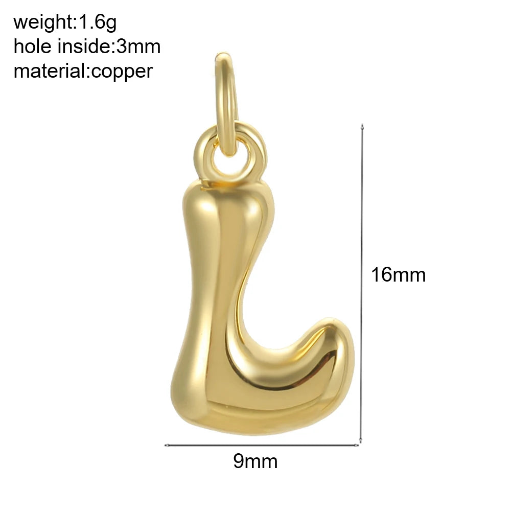 Mini Initial Bubble Pendant – Solo Pendant, Customizable