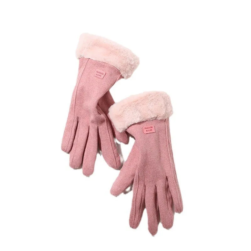 Women’s Winter Plush Touchscreen Gloves