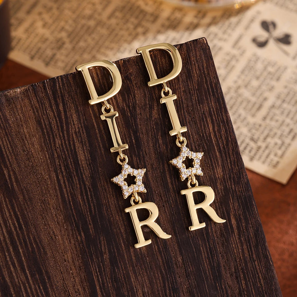 Korean Pearl Drop Hoop Earrings for Women