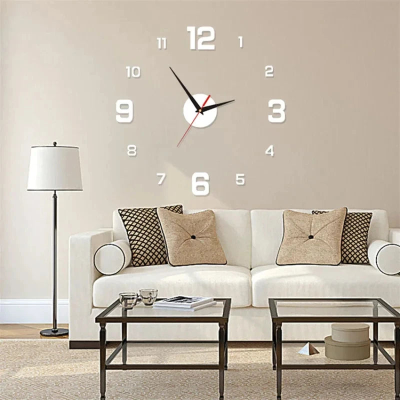 Luminous 3D Digital Wall Clock