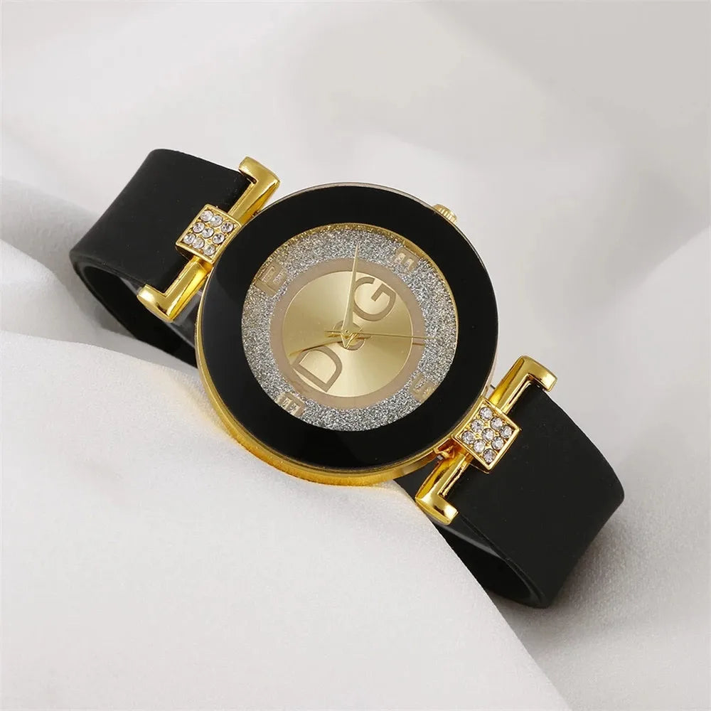 Ladies Large Dial Quartz Sport Watch