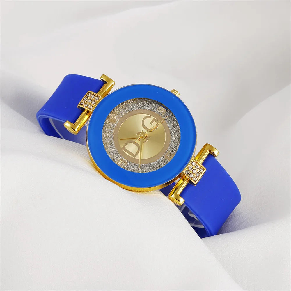 Ladies Large Dial Quartz Sport Watch