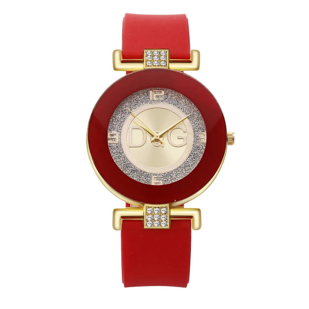 Ladies Large Dial Quartz Sport Watch