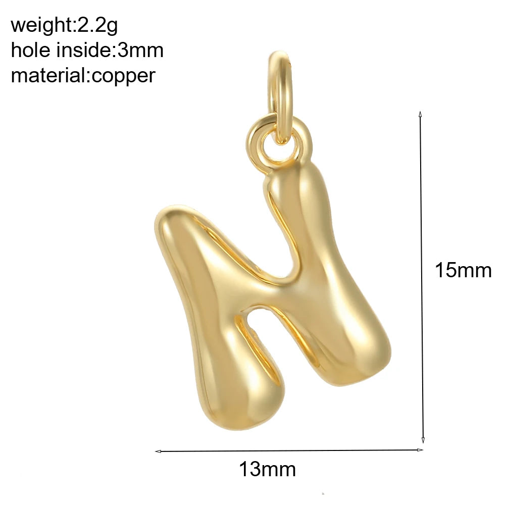 Mini Initial Bubble Pendant – Solo Pendant, Customizable