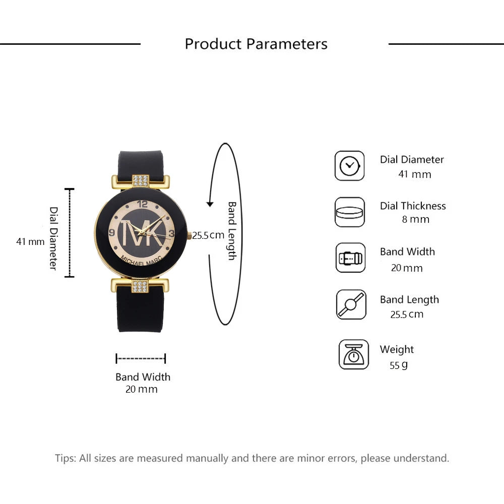 Luxury Rhinestone Quartz Watch for Women