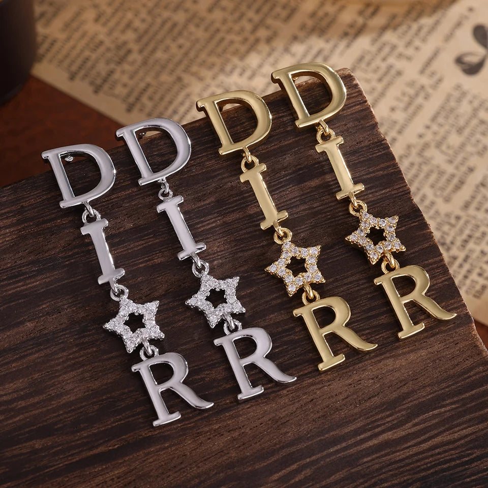 Korean Pearl Drop Hoop Earrings for Women