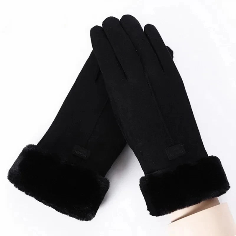 Women’s Winter Plush Touchscreen Gloves