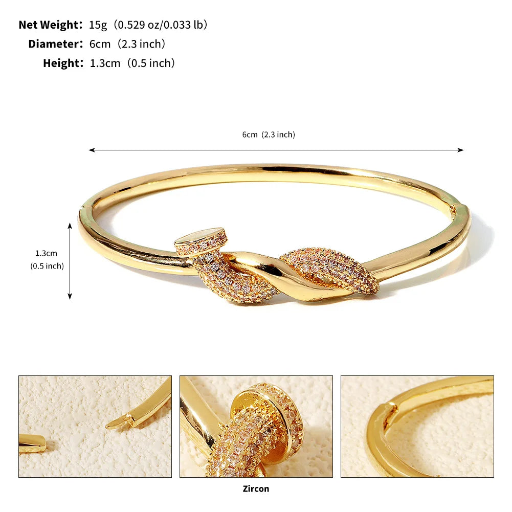 Miallo Stainless Steel Spike Bracelet – Studded Wrap