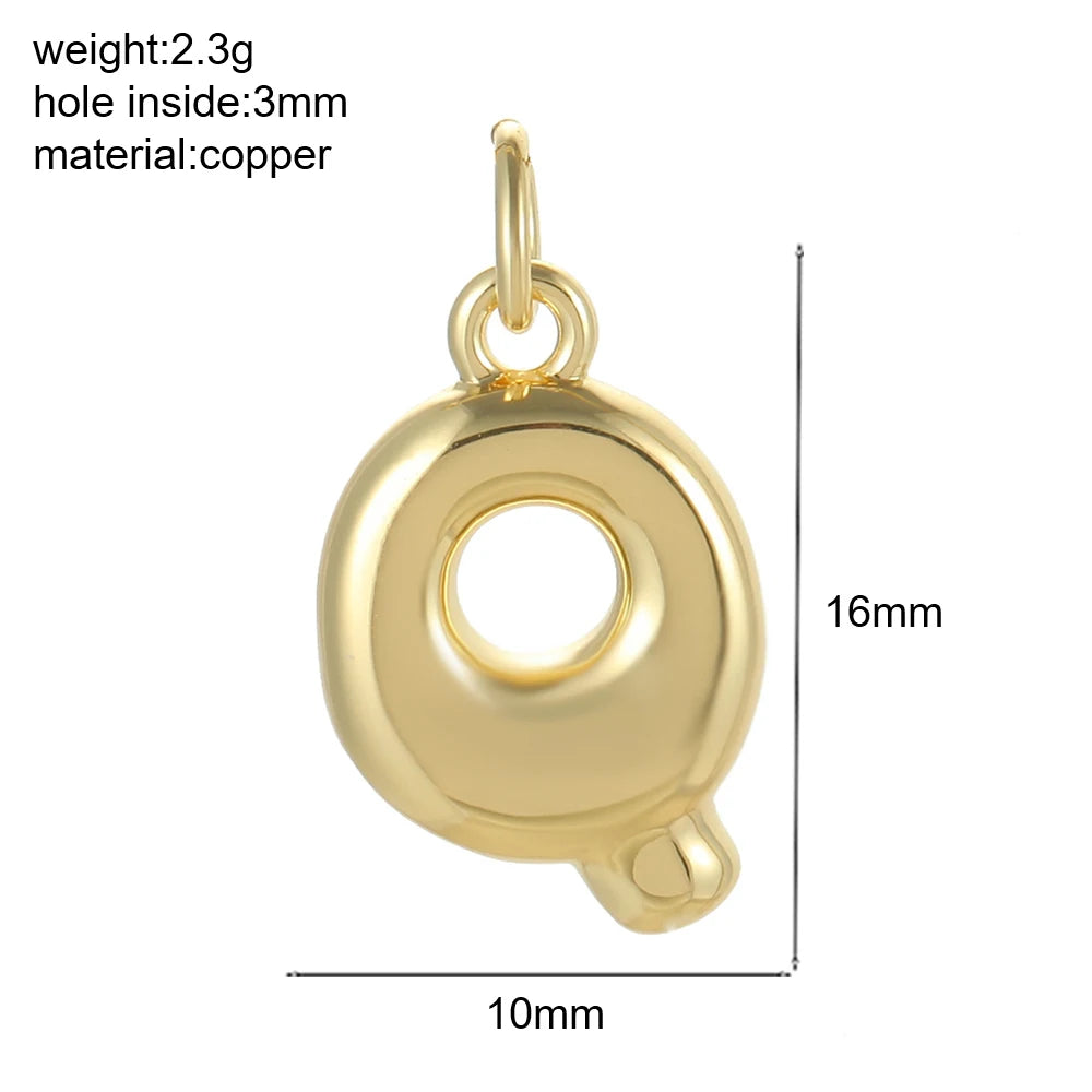 Mini Initial Bubble Pendant – Solo Pendant, Customizable