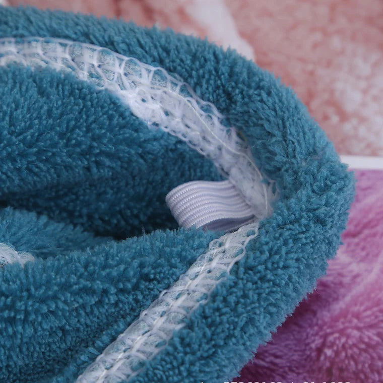 Coral Fleece Quick-Dry Hair Towel Cap