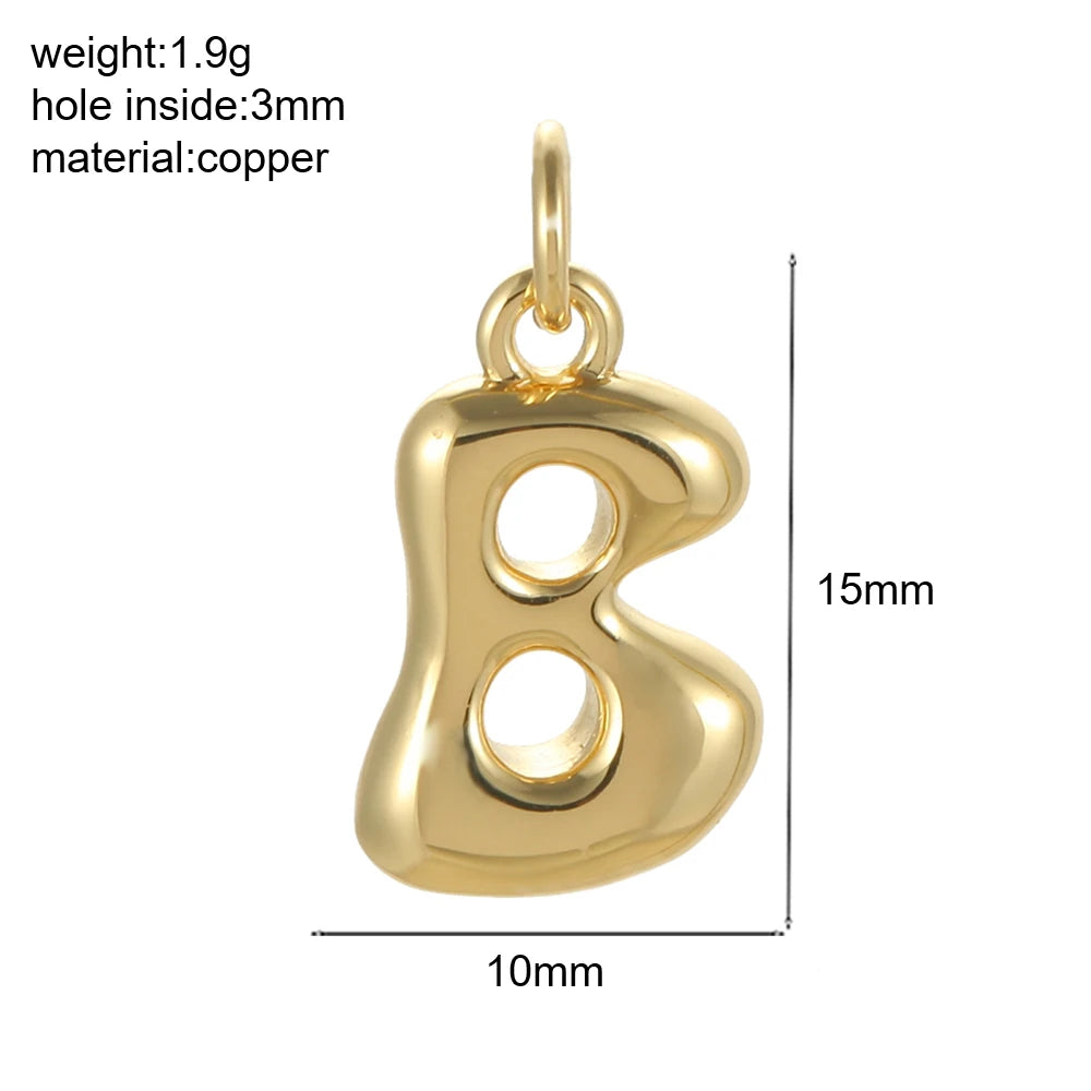 Mini Initial Bubble Pendant – Solo Pendant, Customizable