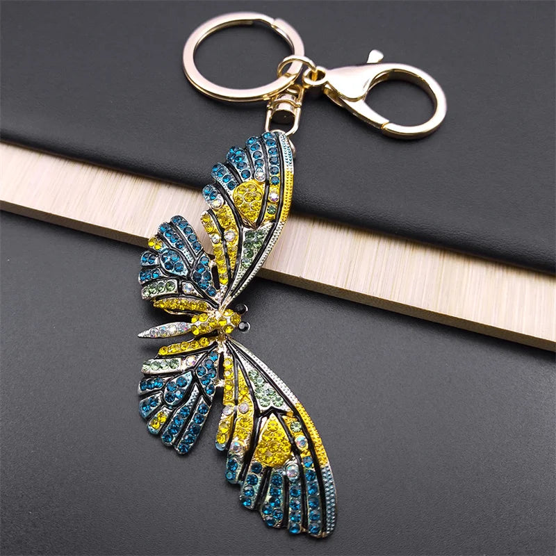 Colorful Crystal Bear Keychain – Bag Accessory