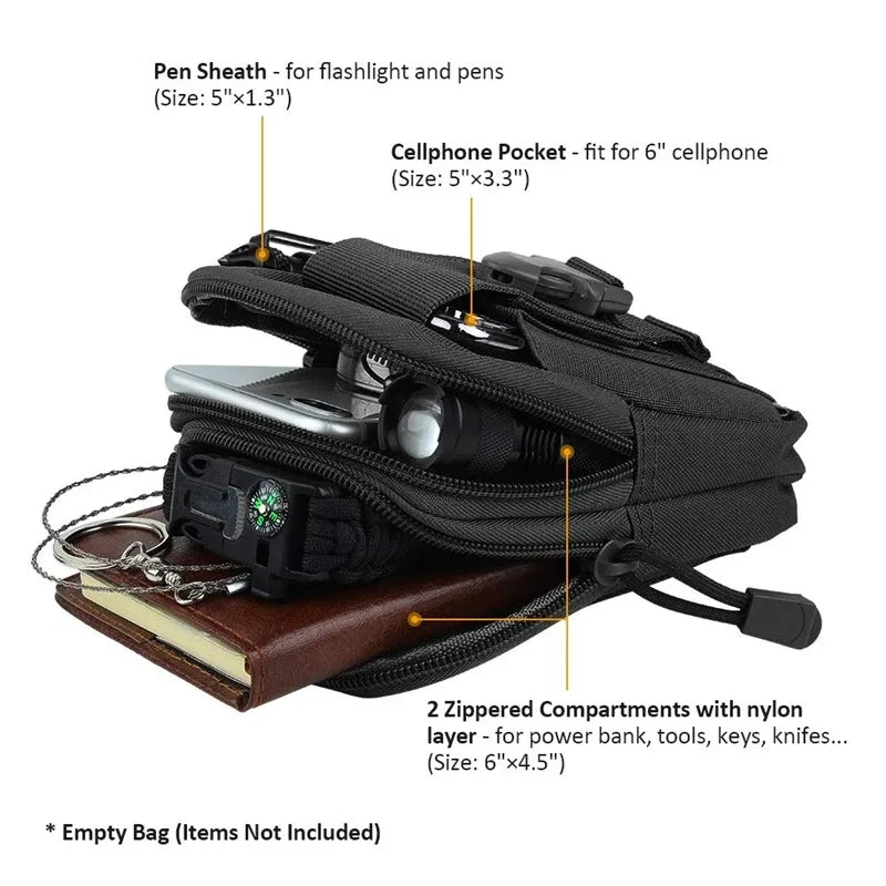 MOLLE 600D Nylon Bag – Outdoor, Hunting & Adventure