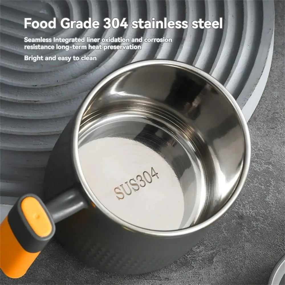 304 Stainless Steel Double-Layer Tea & Coffee Mug