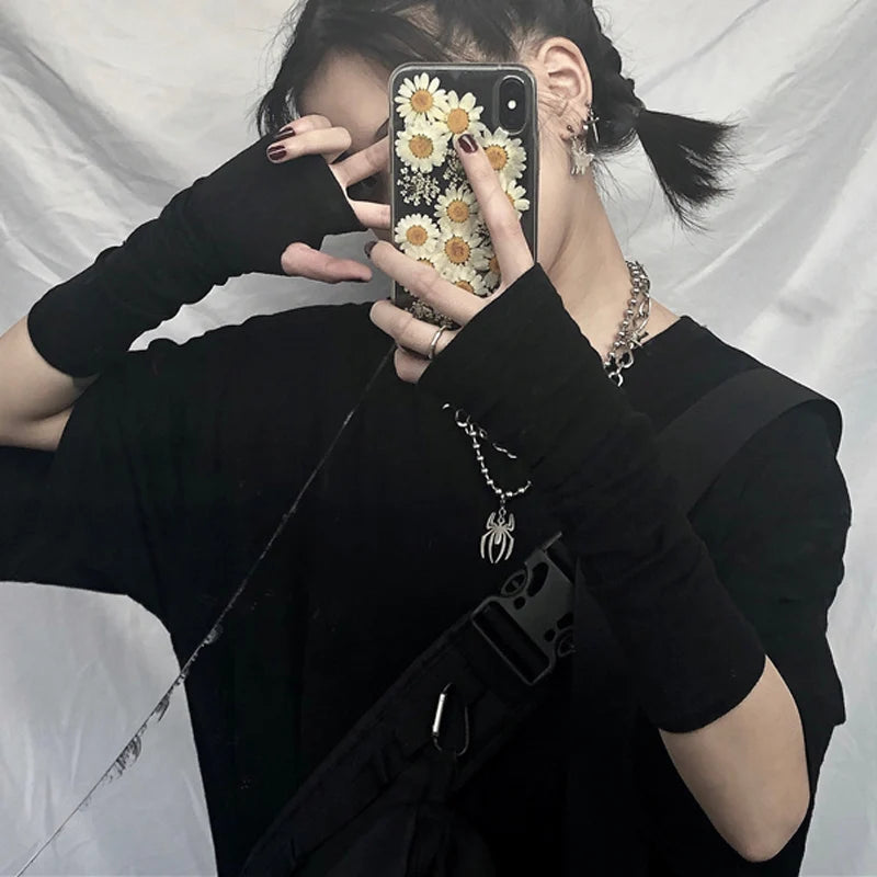 Winter Fingerless Knitted Arm Warmers – Unisex