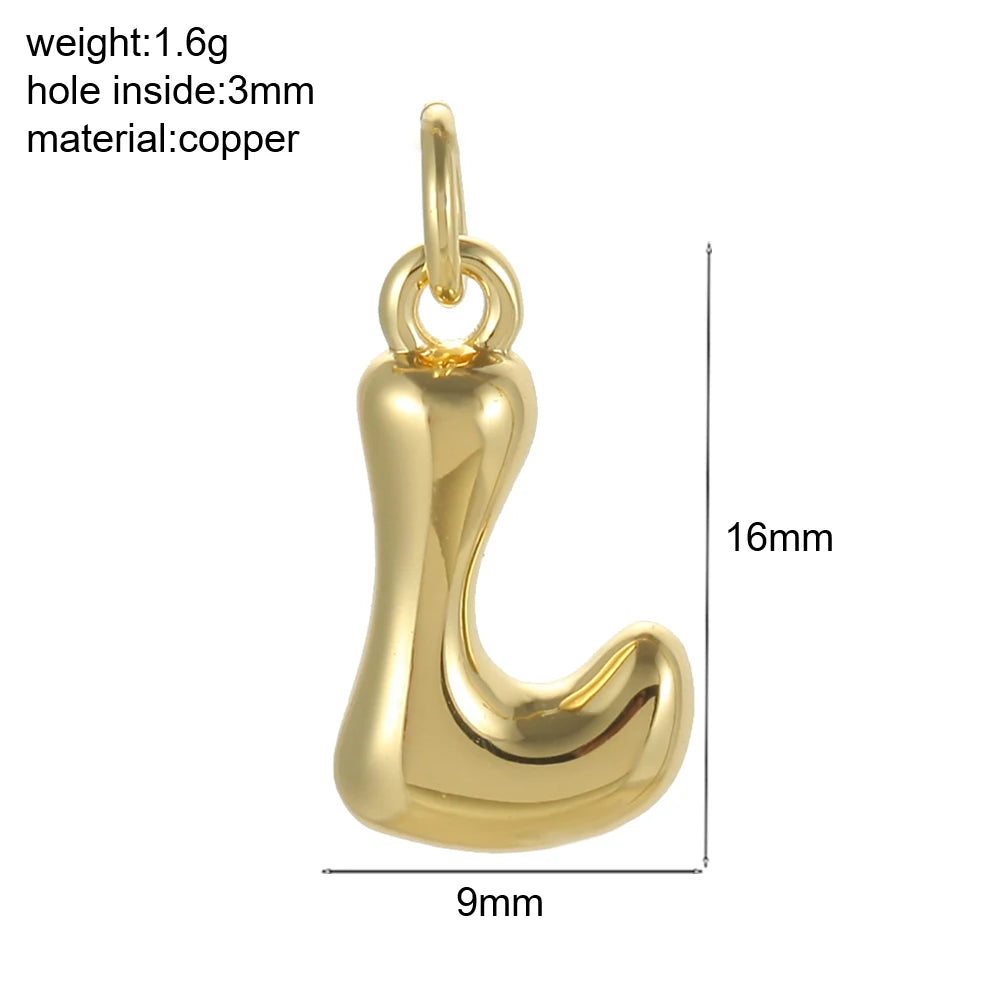 Mini Initial Bubble Pendant – Solo Pendant, Customizable