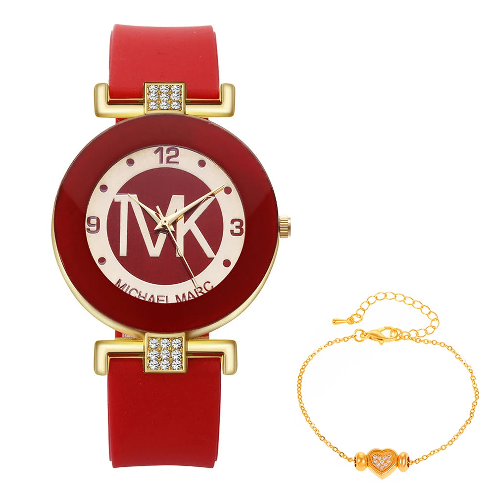 Luxury Rhinestone Quartz Watch for Women