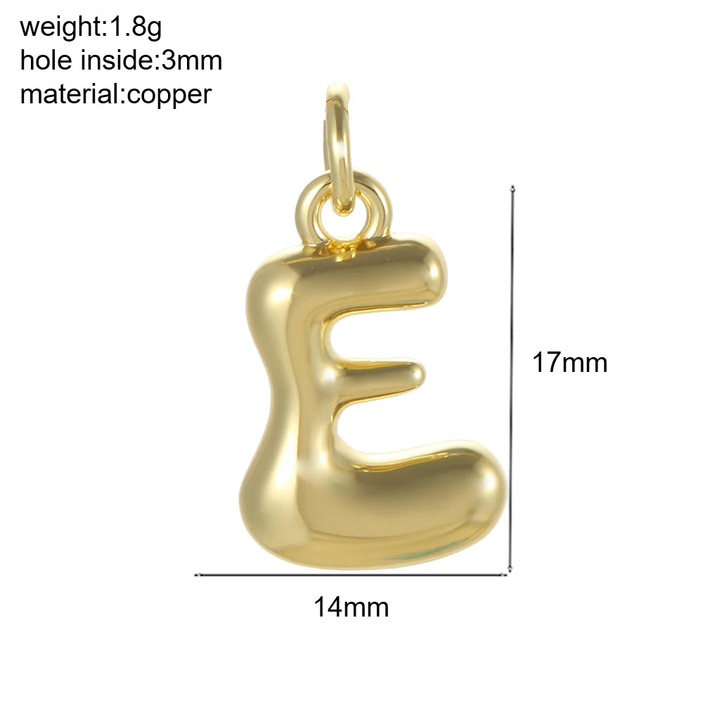 Mini Initial Bubble Pendant – Solo Pendant, Customizable