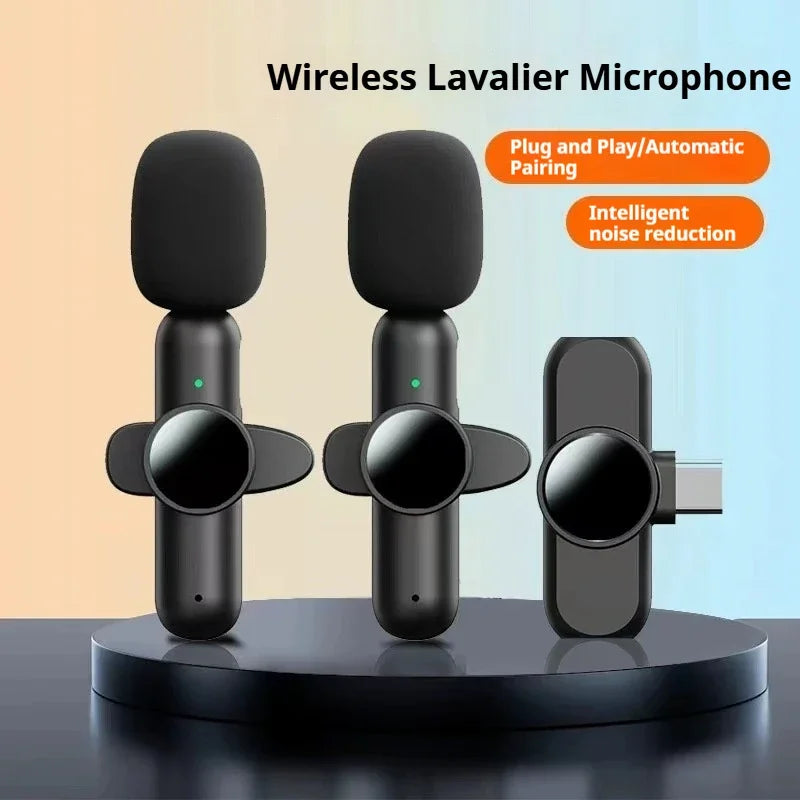 Wireless Lavalier Microphone for iPhone & Android
