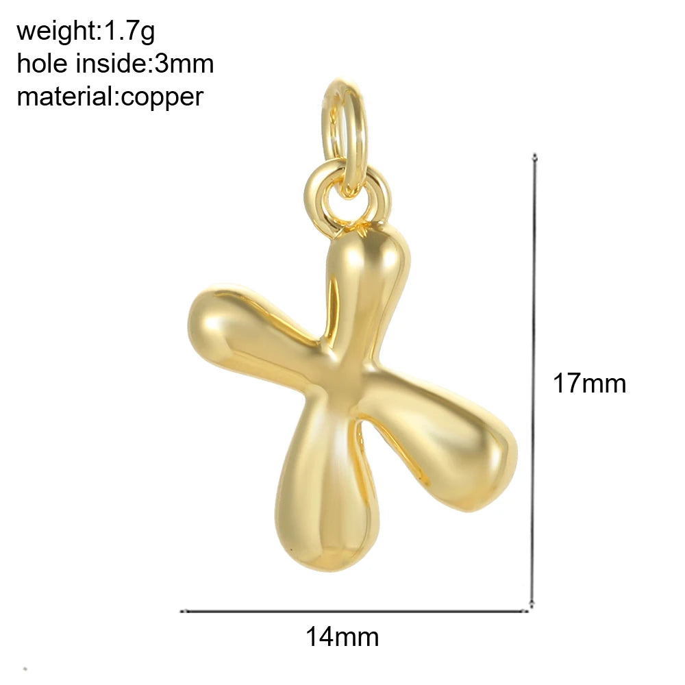 Mini Initial Bubble Pendant – Solo Pendant, Customizable