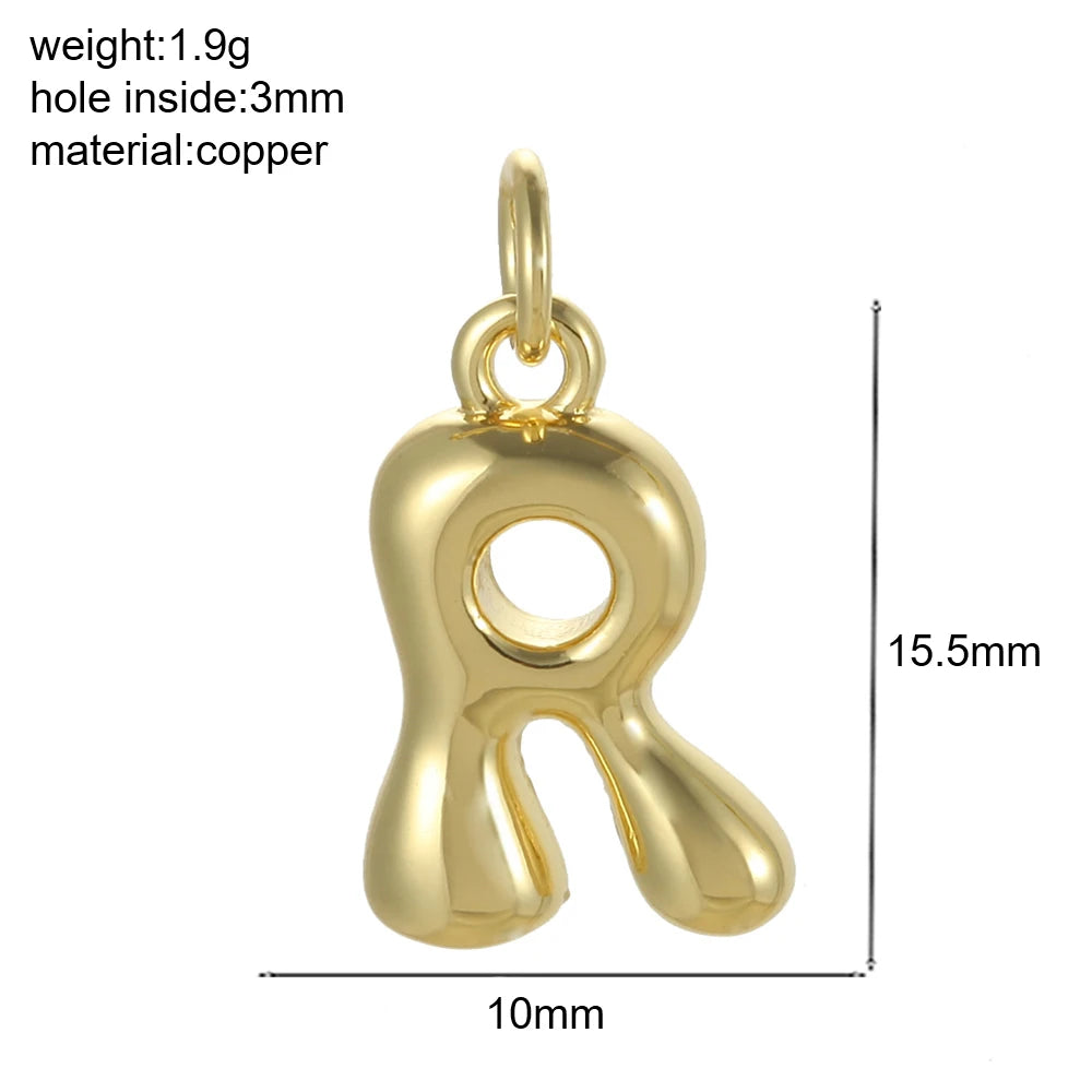 Mini Initial Bubble Pendant – Solo Pendant, Customizable