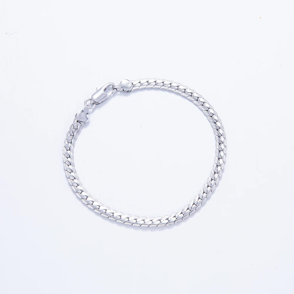 5mm Silver Chain Necklace for Men & Women (20–60cm)