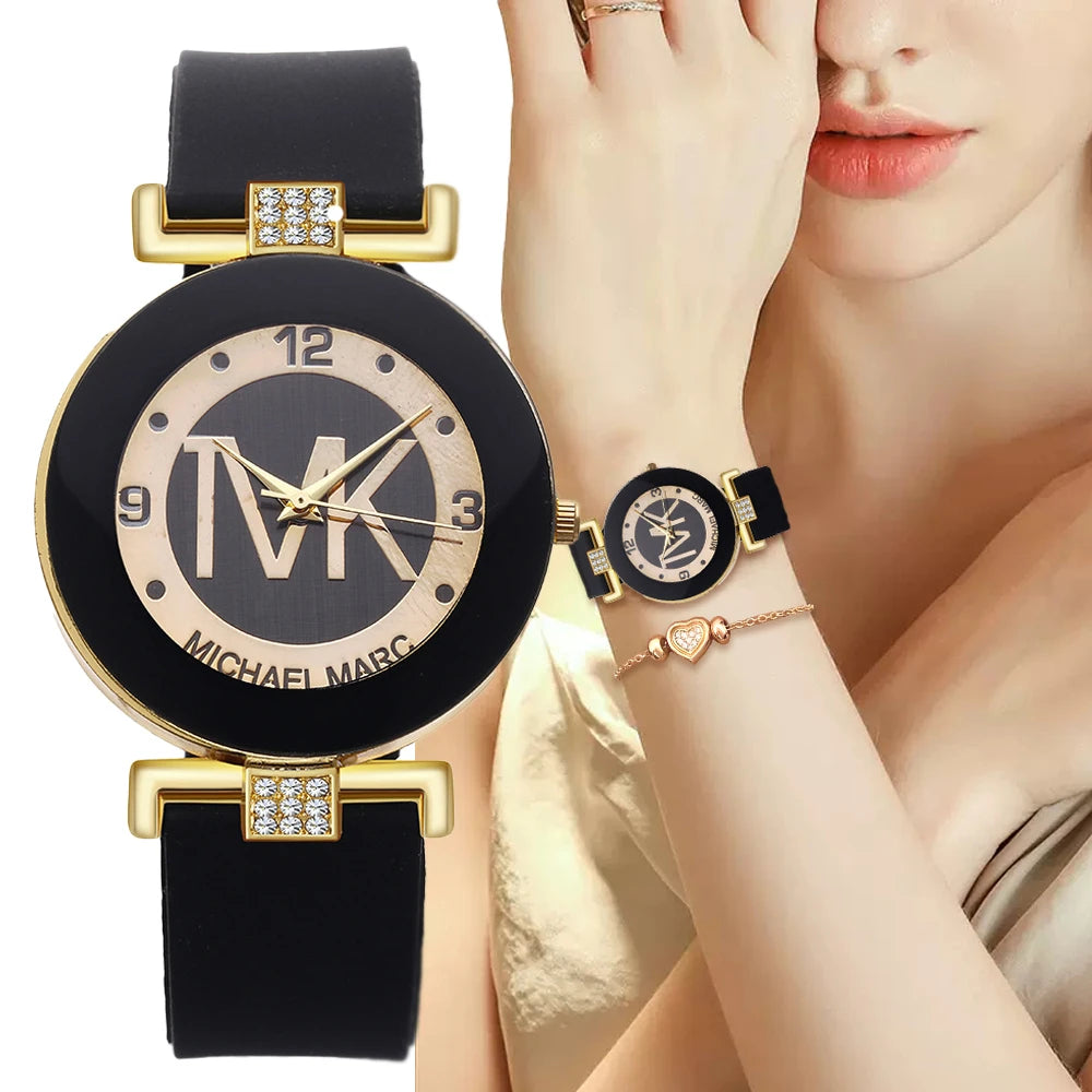Luxury Rhinestone Quartz Watch for Women