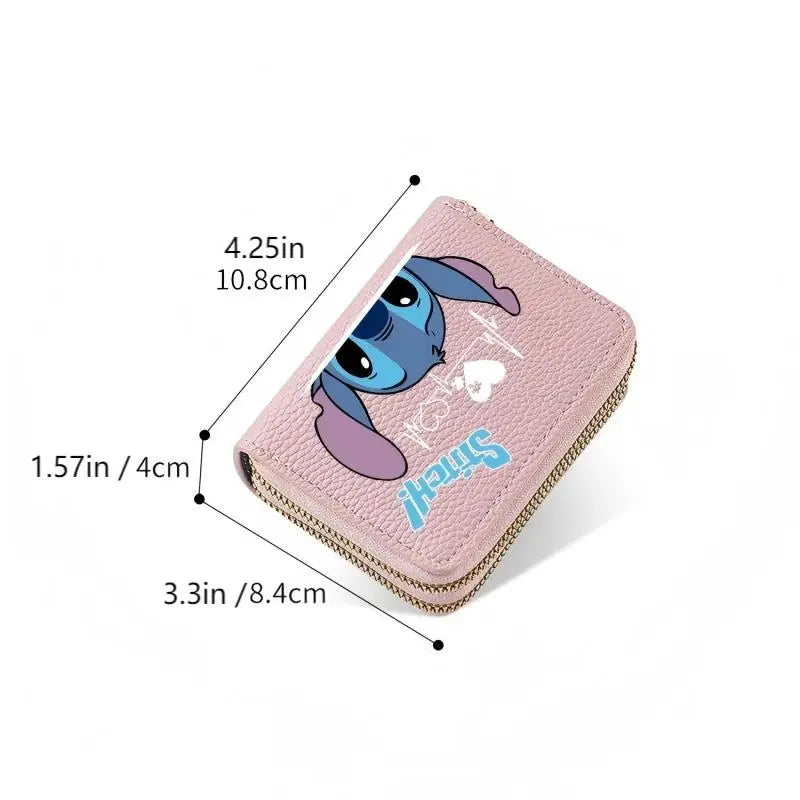 PU Leather Wallet – Stitch Design, Double Closure