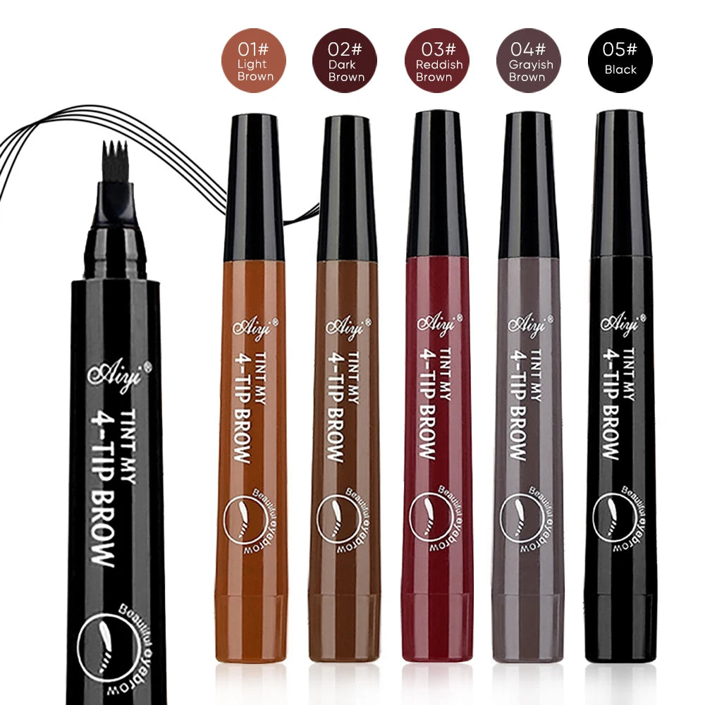 4-Prong Long-Lasting Eyebrow Pencil – Waterproof