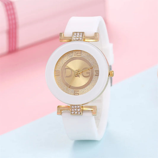 Ladies Large Dial Quartz Sport Watch