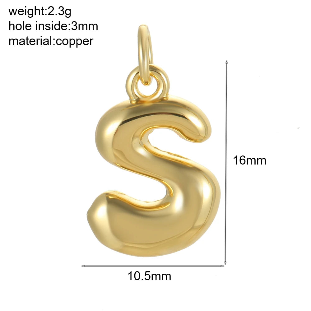 Mini Initial Bubble Pendant – Solo Pendant, Customizable