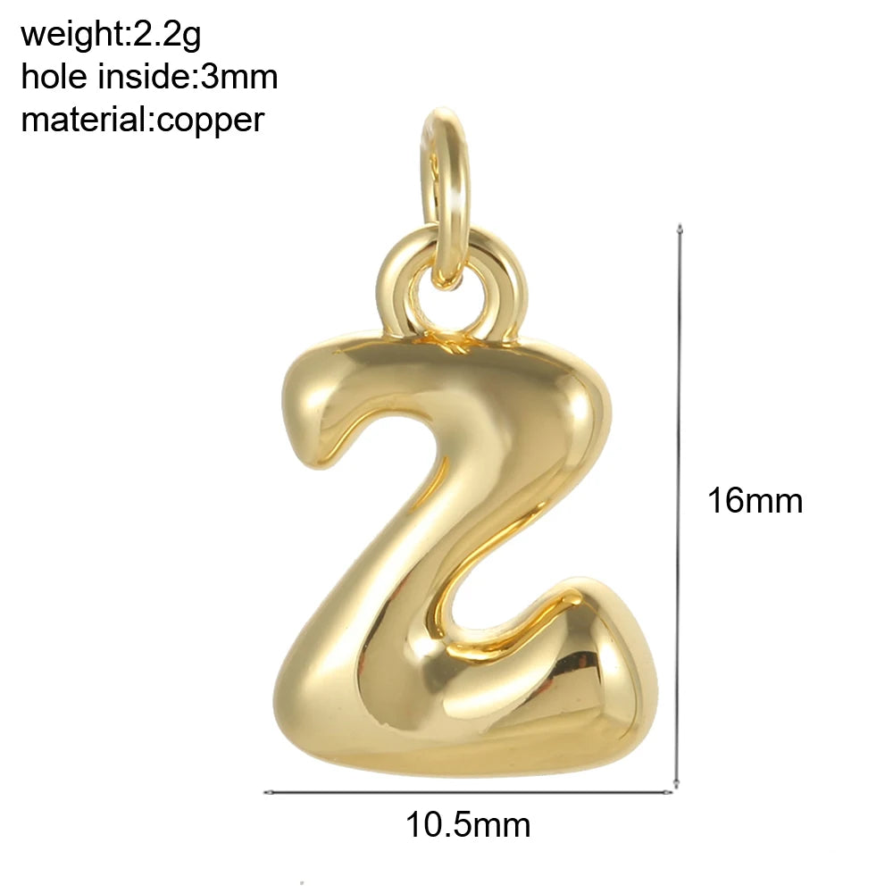 Mini Initial Bubble Pendant – Solo Pendant, Customizable