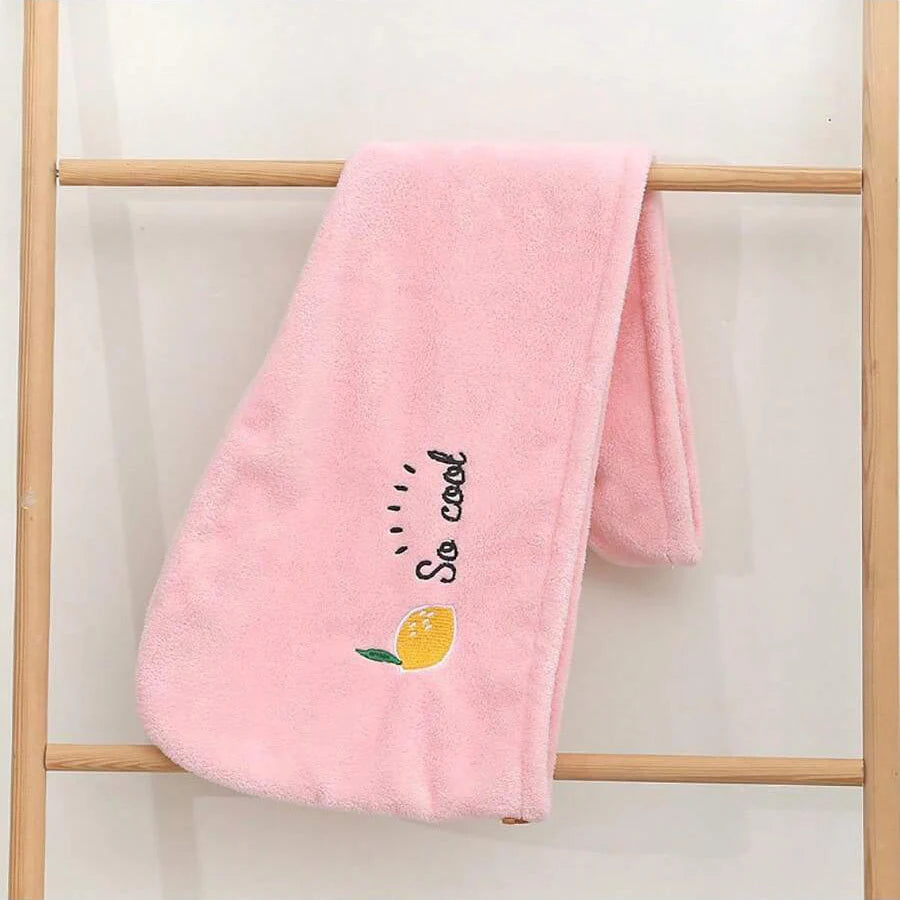 Coral Fleece Quick-Dry Hair Towel Cap