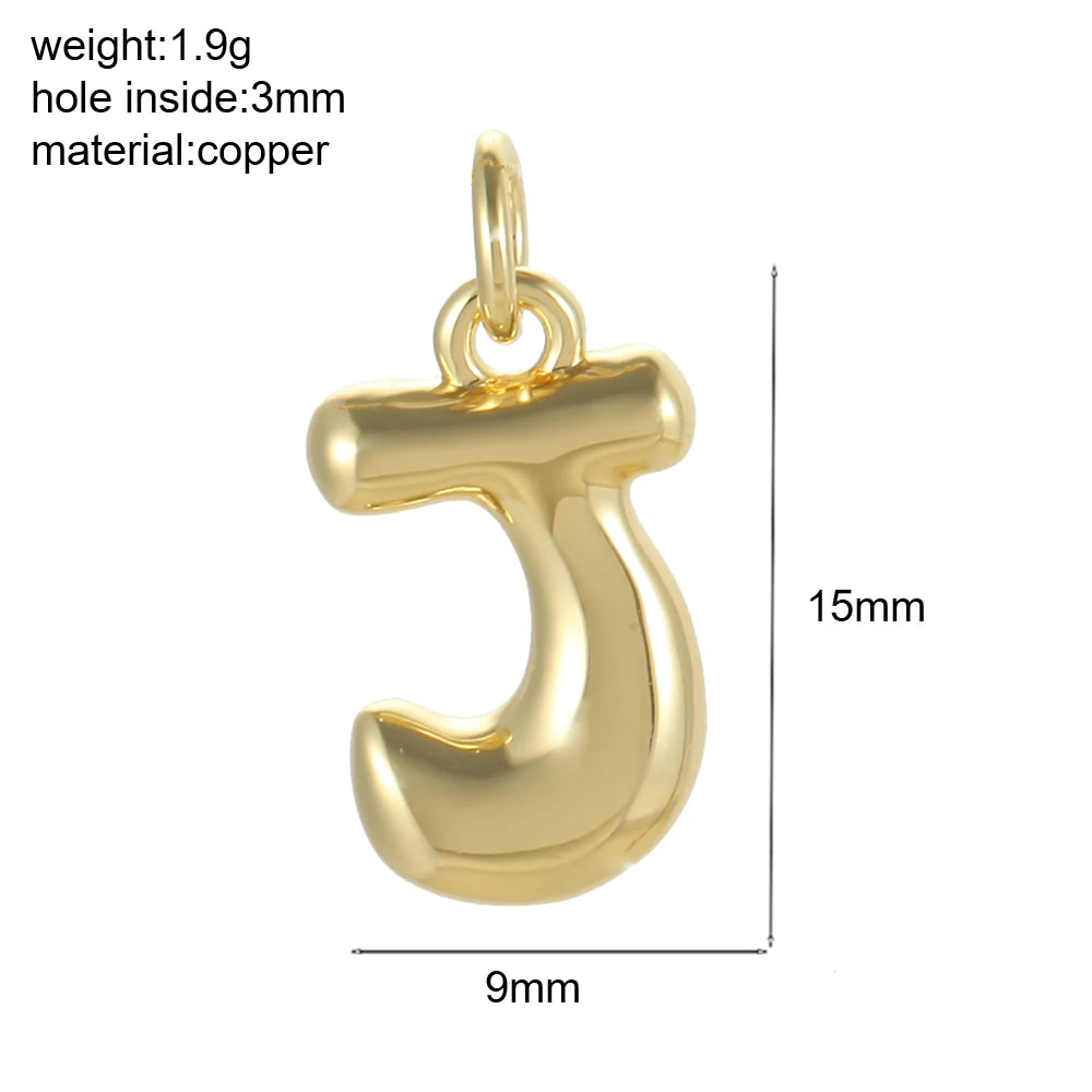 Mini Initial Bubble Pendant – Solo Pendant, Customizable