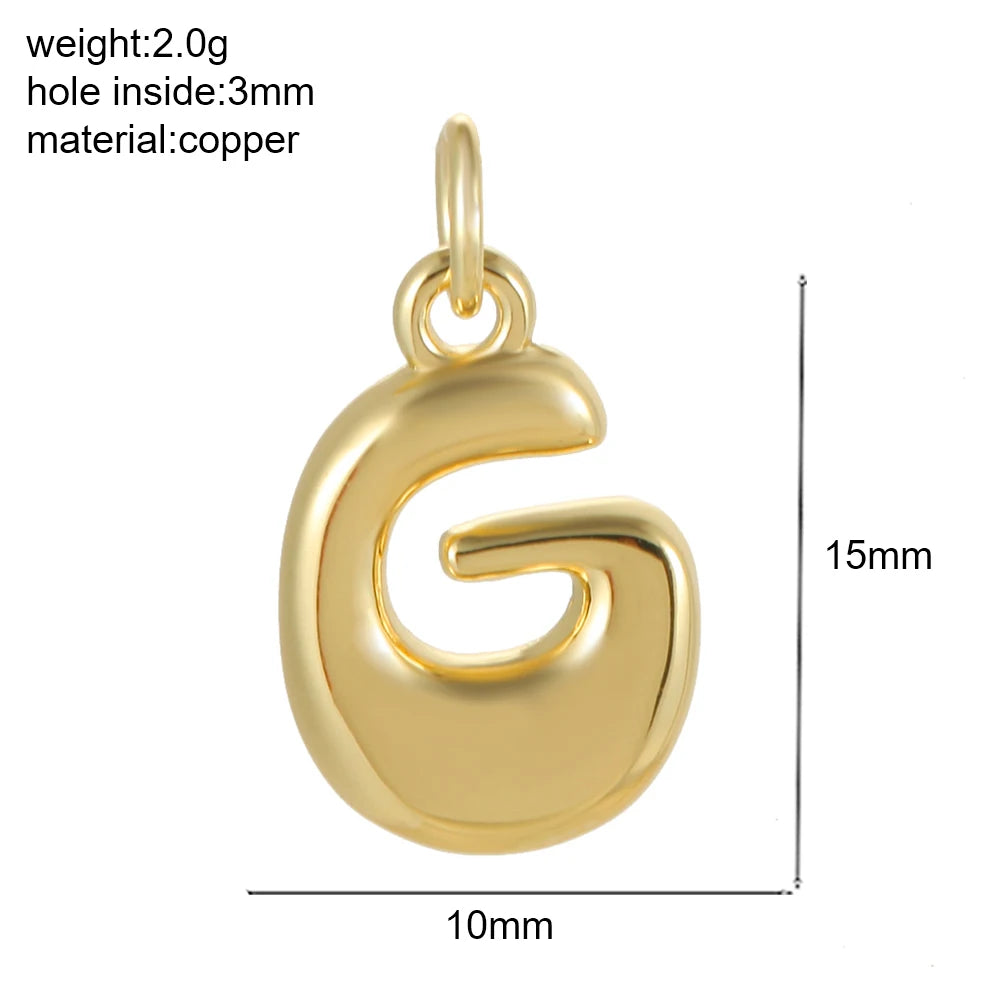 Mini Initial Bubble Pendant – Solo Pendant, Customizable