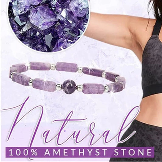 3-Piece Amethyst Healing Bracelet Set