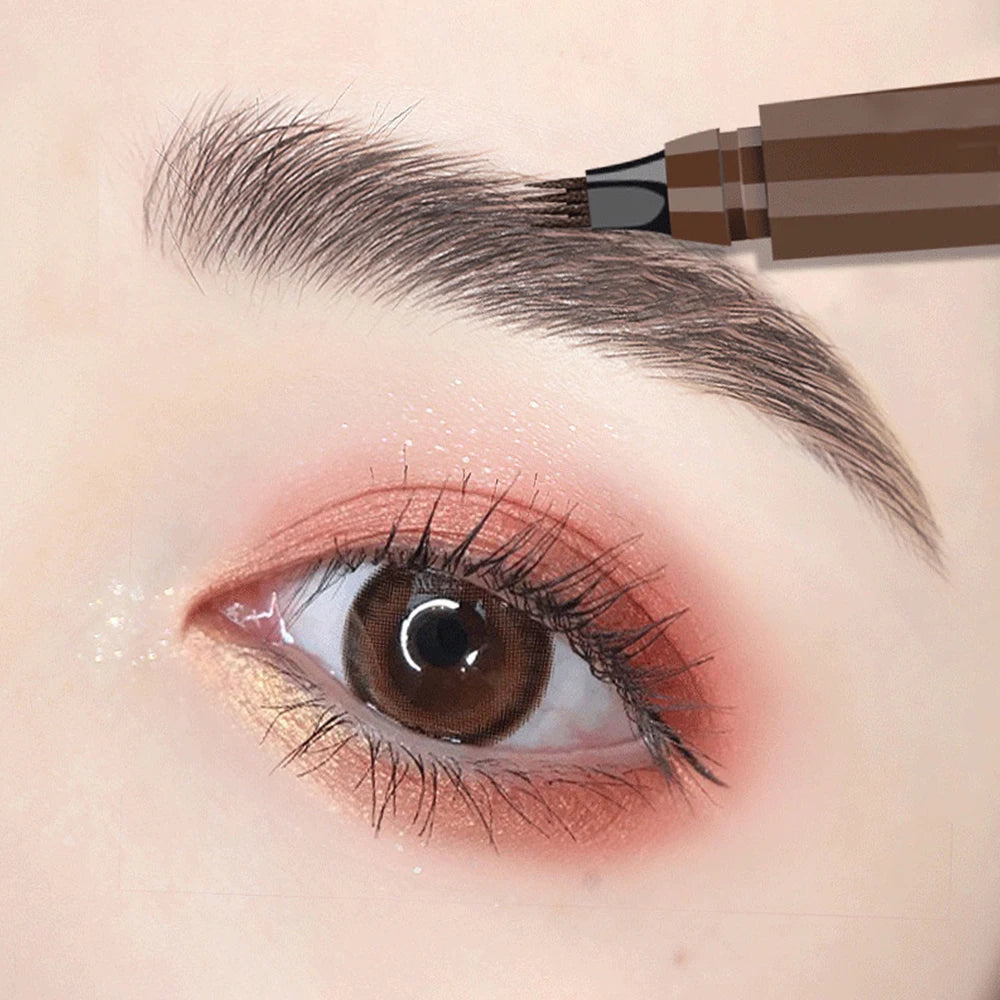 4-Prong Long-Lasting Eyebrow Pencil – Waterproof
