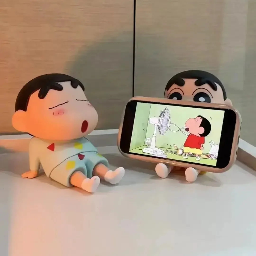 Crayon Shin-Chan Phone Holder Figure