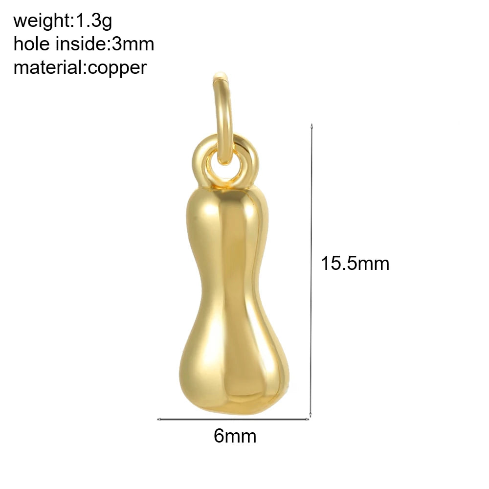 Mini Initial Bubble Pendant – Solo Pendant, Customizable