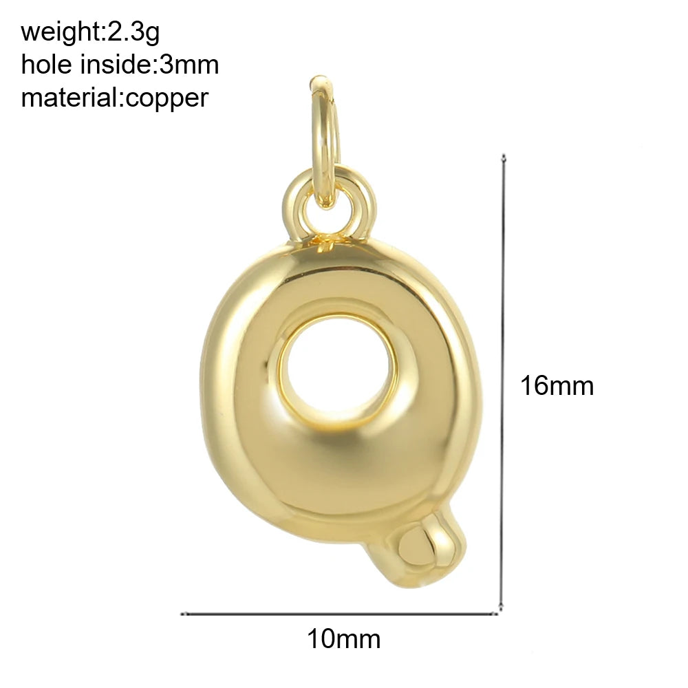 Mini Initial Bubble Pendant – Solo Pendant, Customizable