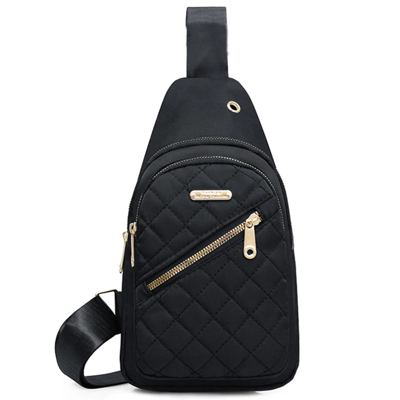 Unisex Neutral Style Backpack – Multicolor Nylon