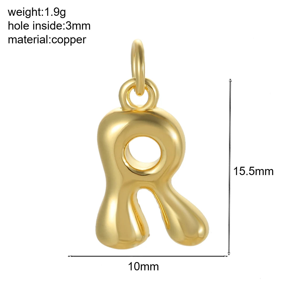 Mini Initial Bubble Pendant – Solo Pendant, Customizable