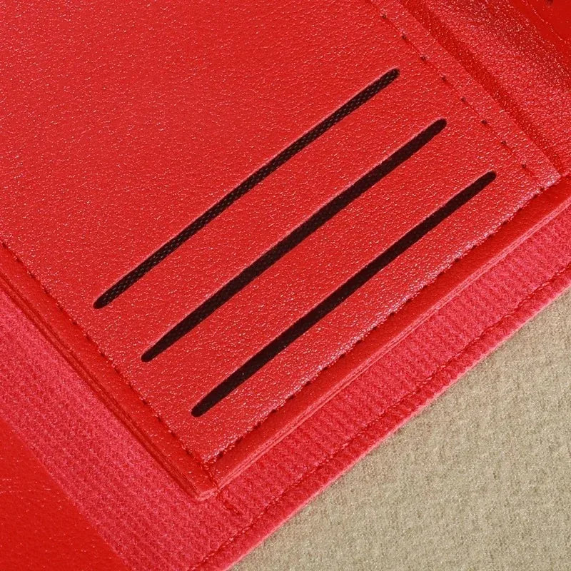 Korean Style Small Tri-Fold Wallet – Coin & Money Clip