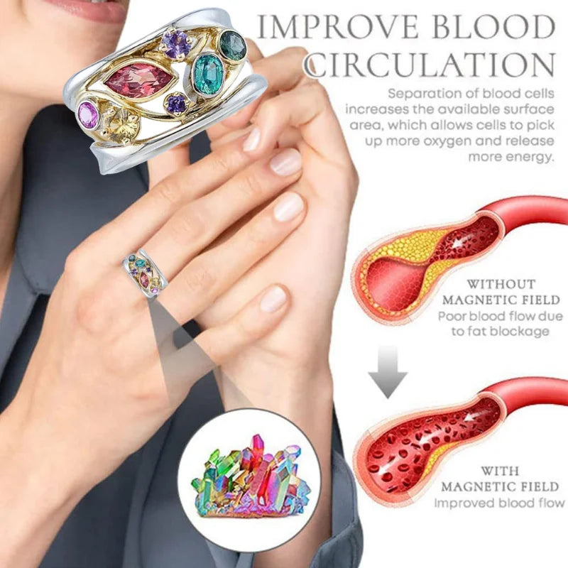 Women’s Magnetic Crystal Therapy Ring