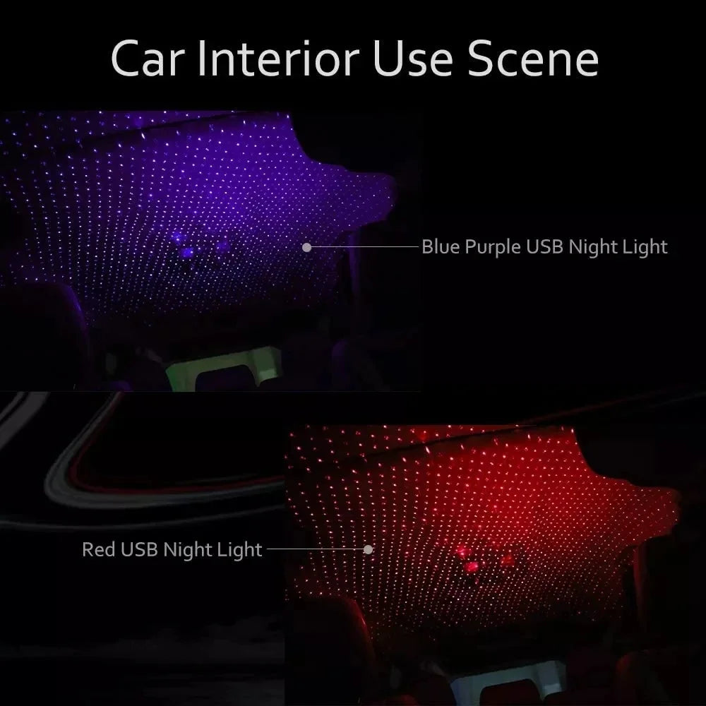 Mini LED Car Star Projector Light