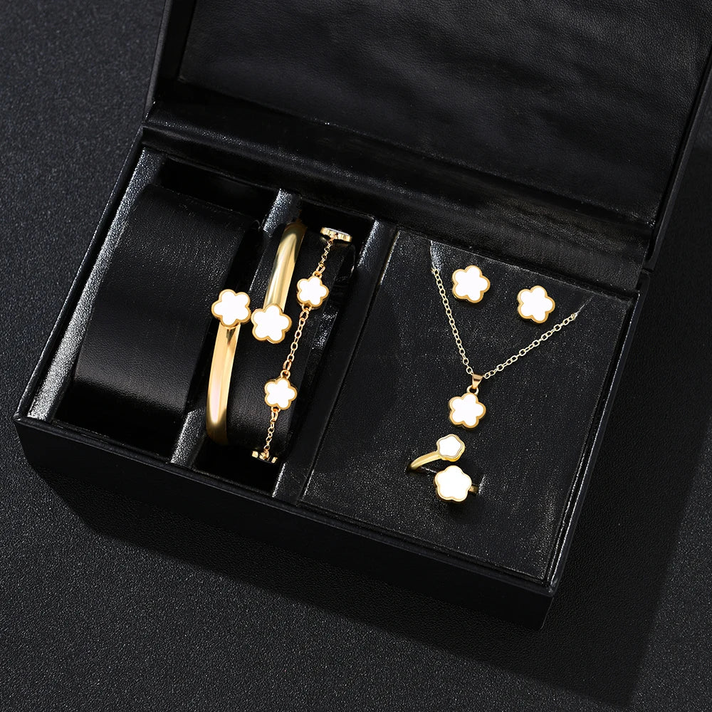 Lucky Flower 5-Piece Jewelry Set