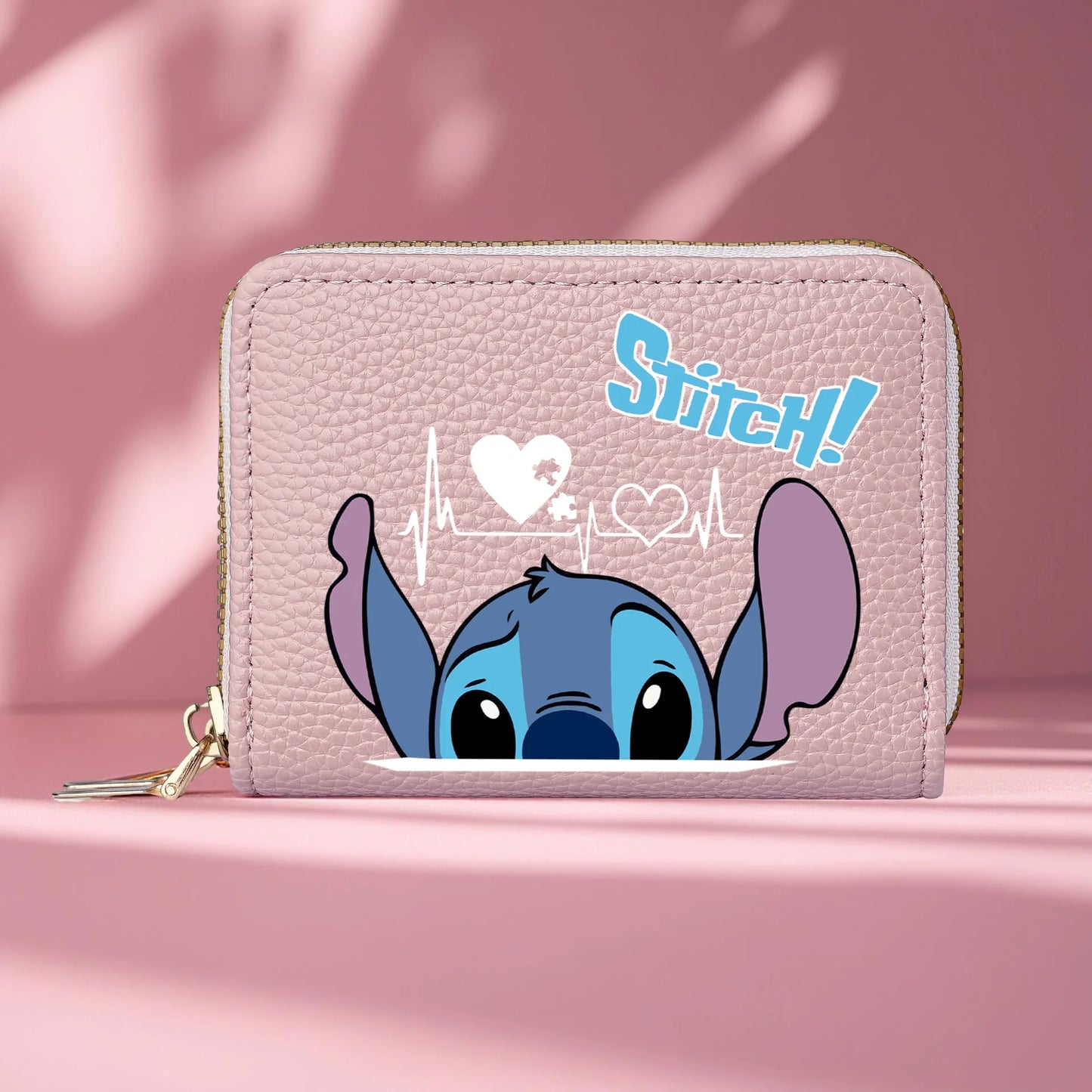 PU Leather Wallet – Stitch Design, Double Closure