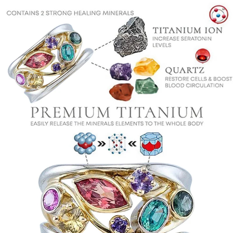 Women’s Magnetic Crystal Therapy Ring