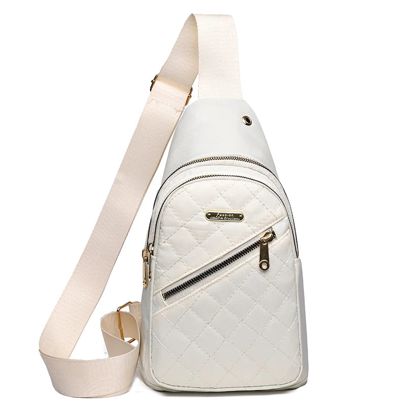 Unisex Neutral Style Backpack – Multicolor Nylon