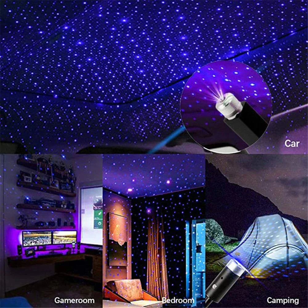 Mini LED Car Star Projector Light